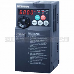 三菱變頻器FR-E720-0.1K日本原裝，電源三相220V,