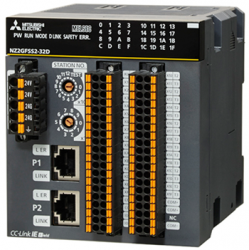 三菱cc-link NZ2GFCF1-32D 32點(diǎn) DC24V（漏型）輸入，遠(yuǎn)程模塊、FCN式